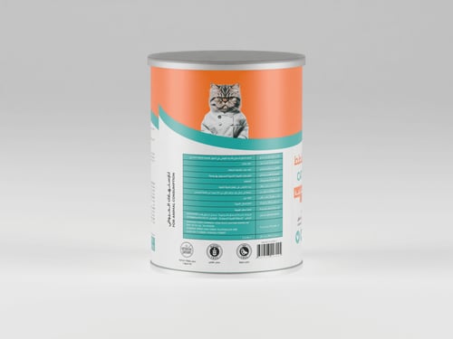 لقمه طعام رطب قطع للقطط البالغة بالدجاج والديك الر...