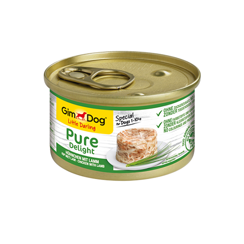 جيم دوج طعام كلاب دجاج مع لحم الضأن 85 جم