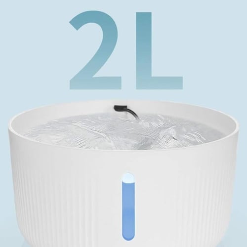 نافورة مياه للقطط بلاستيك 2 لتر