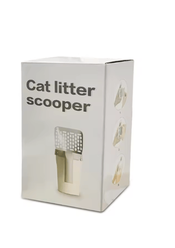 سكوب فضلات مع حافظه فضلات وسط بلاستيك الوان مختلفه