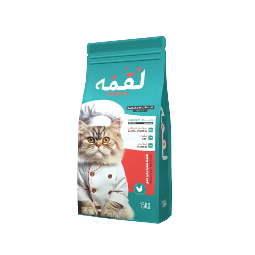 اكل جاف لقمه للقطط الكبيرة 15 ك