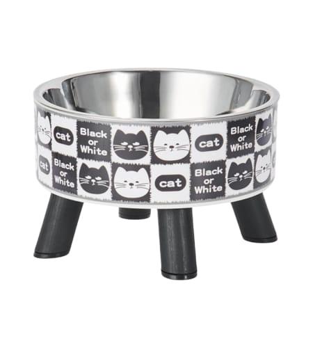 صحن اكل استليس مرتفع