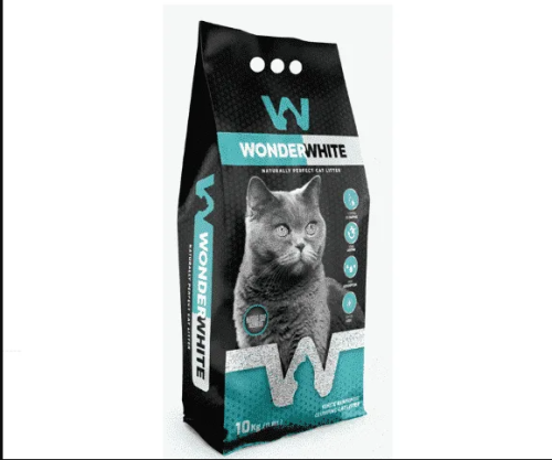 رمل قطط wonder white وندر وايت 10ك برائحه صابون ما...