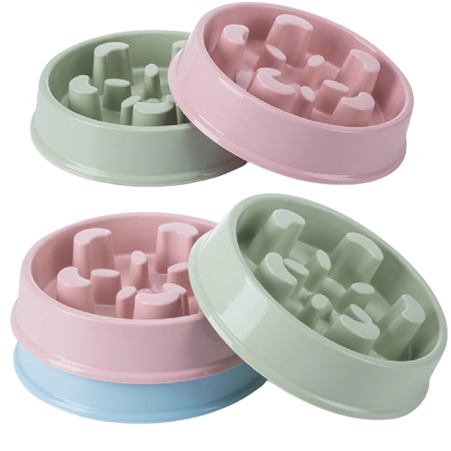 صحن للكلاب لإبطاء الأكل - الوان مختلفة