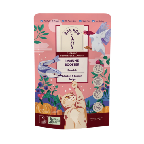 اكل قطط بالدجاج والسلمون لتعزيز الجهاز المناعي من...