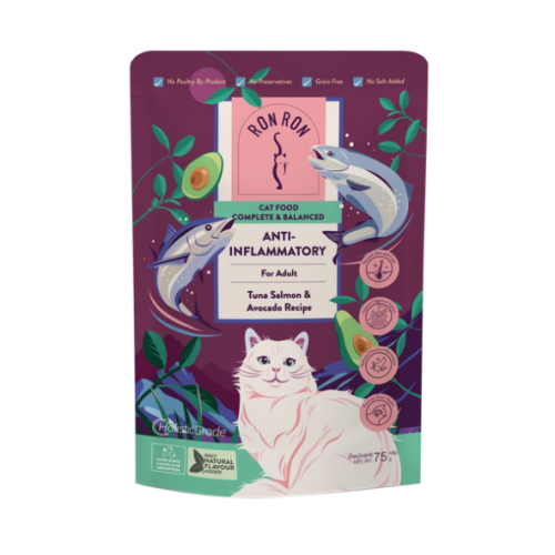 اكل قطط بالسلمون و الافوكادو مضاد لللالتهابات من ر...