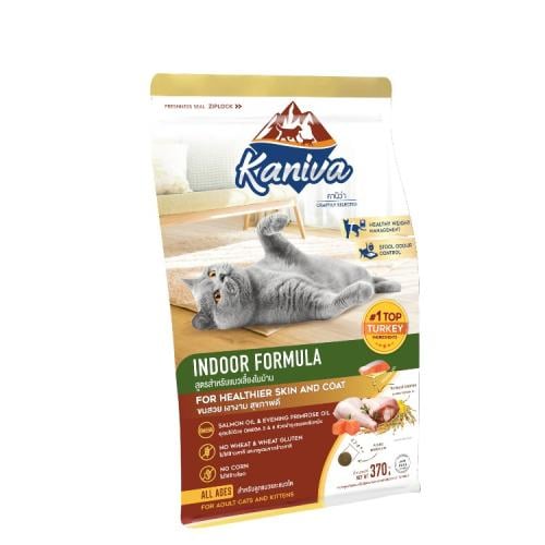 كانيفا اندور اكل جاف للقطط الديك الرومي بالسلمون و...