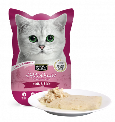 اكل قطط كت كات بيتيت باوتش بالتونة واللحم البقري 7...