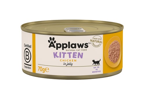 معلبات ابلاوز كيتن بصدر الدجاج للقطط الصغيرة 70 جم