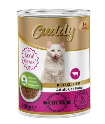 اكل رطب للقطط البالغة كودي باللحم البقري 400جم