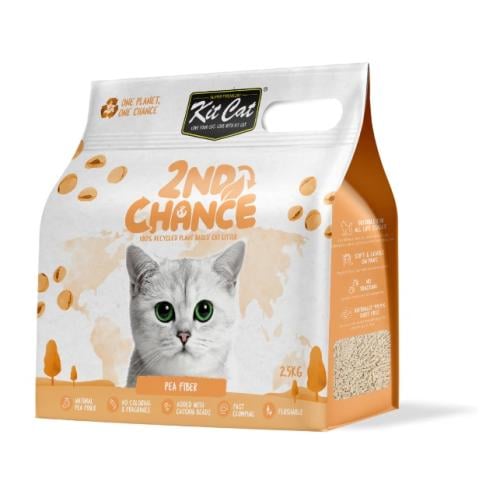 كت كات رمل نباتي للقطط من الياف البازلاء 2.5كيلو