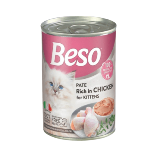 بيسو طعام القطط الصغيرة بالدجاج 400جم