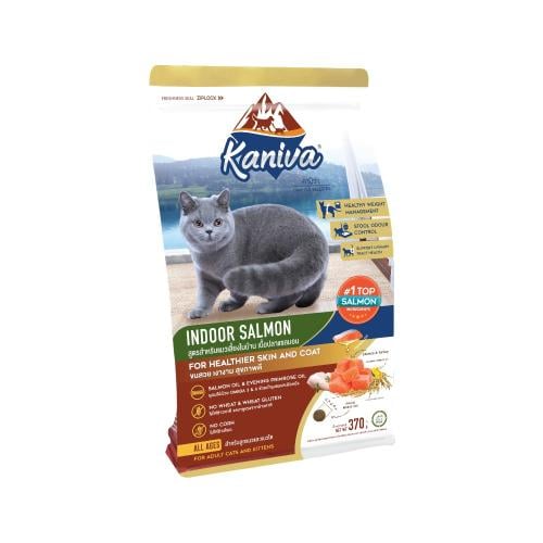 كانيفا اندور اكل جاف للقطط بالسلمون والديك الرومي...