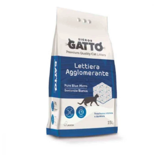 رمل سيجنور غاتو ناعم للقطط برائحة الغسيل 15لتر