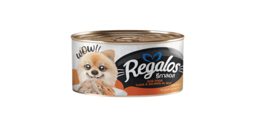 ريجالوس اكل كلاب رطب بالتونا والسلمون في الجيلي 15...