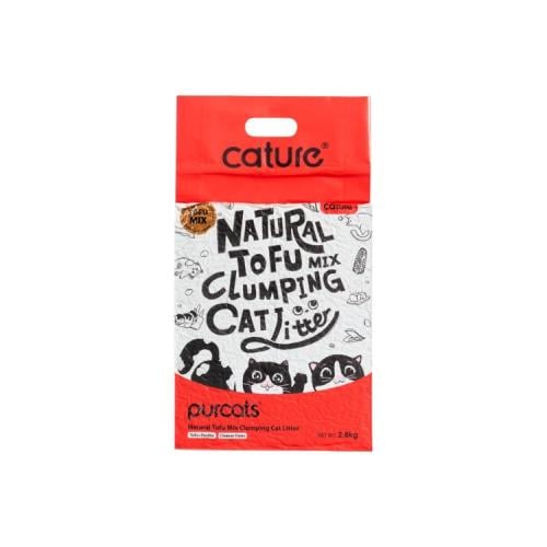 حبيبات التوفو رمل القطط من كاتشر 2.8 ك