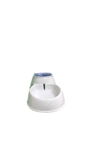 مشربيه بلاستيك بخزان للقطط