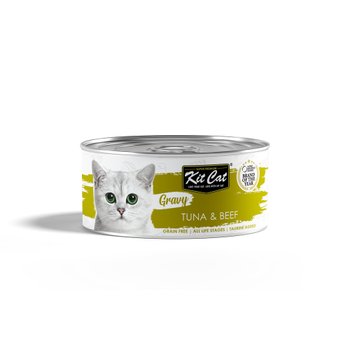 كيت كات جريفي طعام معلب تونا ولحم بقري