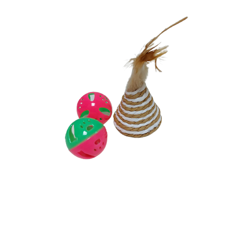 لعبة كرات مع ريش