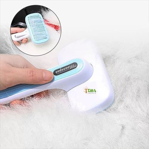 فرشة شعر تنظيف ذاتي Alien Pet للقطط والكلاب