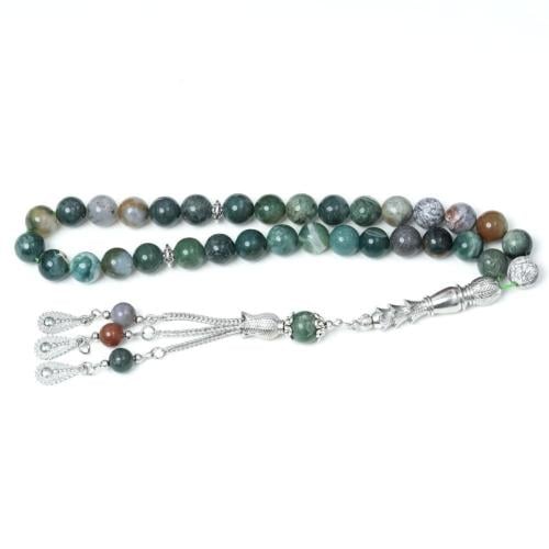 سبحة عقيق مكسر 33 خرزة – أناقة هادئة