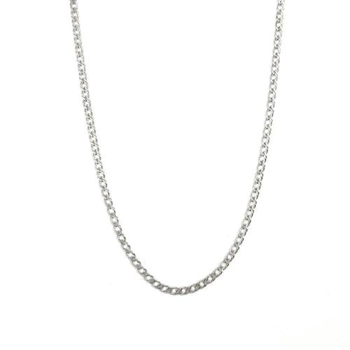 سلسلة فضة رجالية رفيعة 925 – لمعة ناعمة للاستخدام...