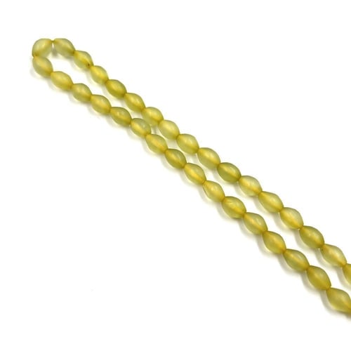 سبحة باي زهر طبيعية — 99 خرزة بيضاوية