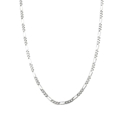 قلادة ستيرلينغ 925 فيغارو رفيعة – روابط طويلة/قصير...