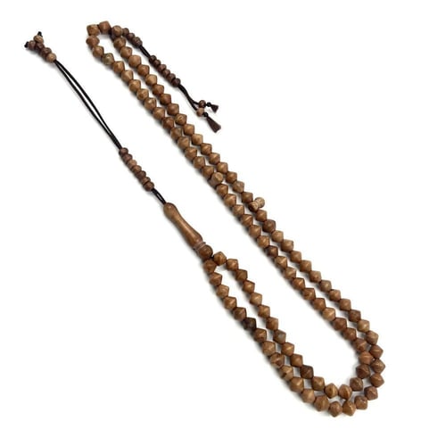 مسبحة الكوك طبيعي 99 خرزة 8 ملم خشب كوك