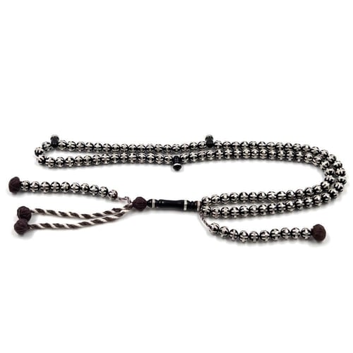 السبحة الفاخرة – سبحة خشب الكوك مطعّمة بعظم الجمل...