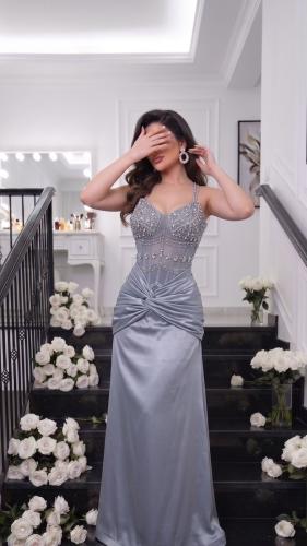 فستان سهرة راقي وكشخة