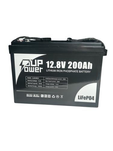LiFePO4 lithium battery 12.8V with Bluetooth 200A BMS from PowerUp