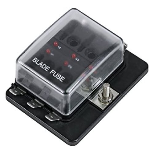 Smart fuse base with seven ports