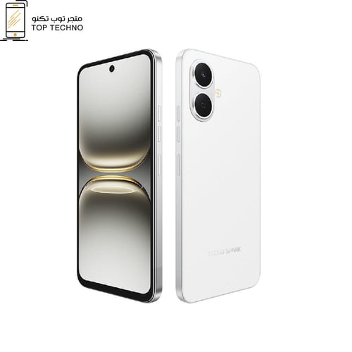 تكنو- جوال تكنو سبارك Go2 ذاكرة 128 جيجا 4G ابيض