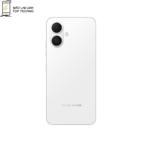 تكنو- جوال تكنو سبارك Go2 ذاكرة 128 جيجا 4G ابيض