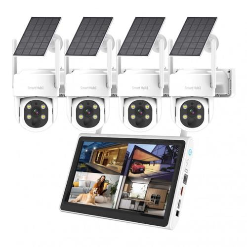 نظم كاميرات مراقبة متحركة لاسلكية عدد 4 قطع بدقة 4...