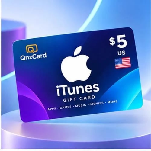 بطاقة ايتونز امريكي 5$