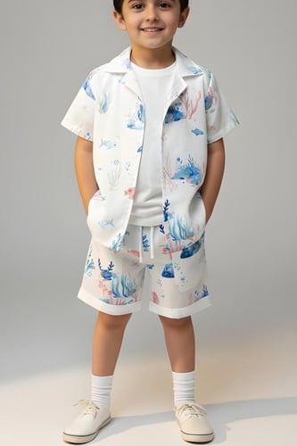 شورت ولادي ملون 4178-