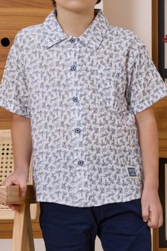 قميص ولادي مشجر 4020