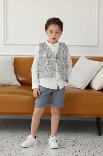 قميص ولادي مع سدير 4116