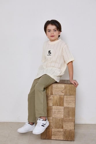 تيشيرت ولادي سكري انيق 4005