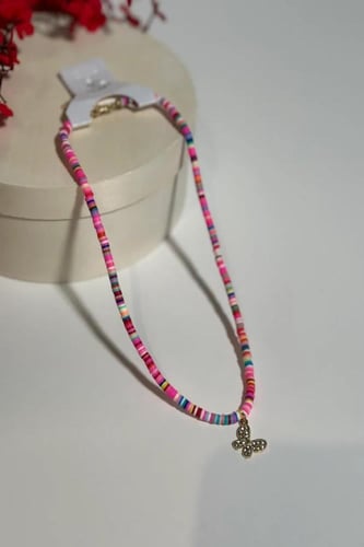 اكسسوار بناتي سلسال خرز ملون 5127