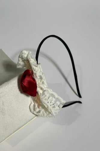 اكسسوار طوق شعر بناتي ورد T517