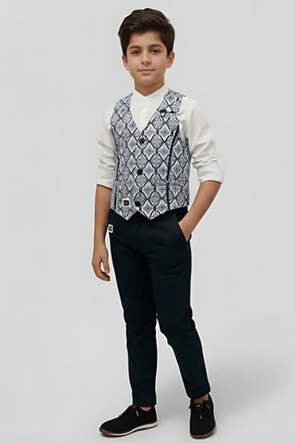 قميص مع سديري ولادي أنيق 4183