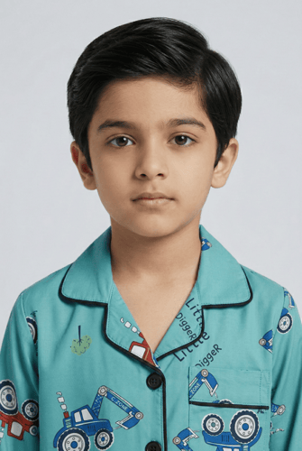 بجامه ولادي بطباعه شاحنات 642029