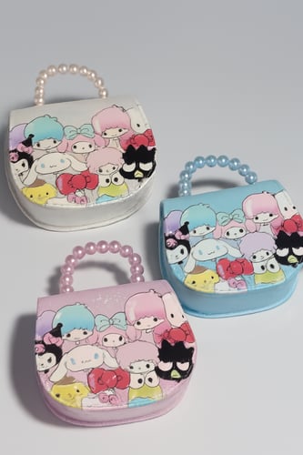 شنطه بناتي بخمسة الوان ورسوم كرتونية mk-3065-4