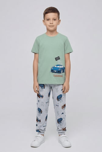 بيجاما ولادي على شكل سيارة 612460