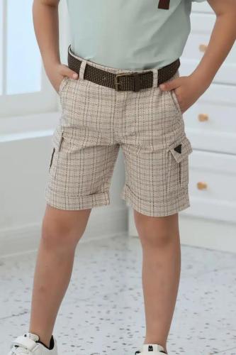 شورت ولادي بيج مخطط 4106