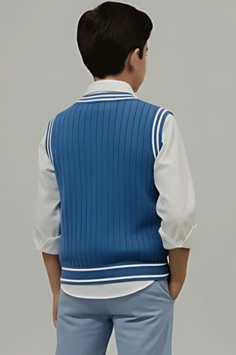 قميص داخلي مع سترة صوف 4192