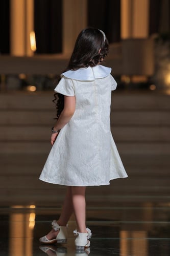 فستان بناتي سهرات سكري دانتيل S01133